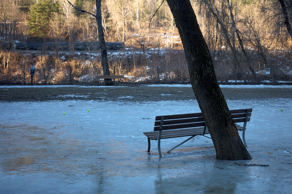 Bench on Ice