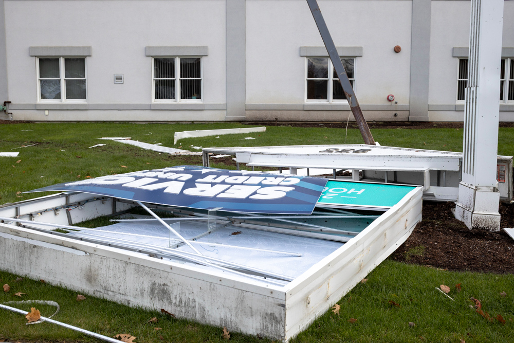 Downed Signage