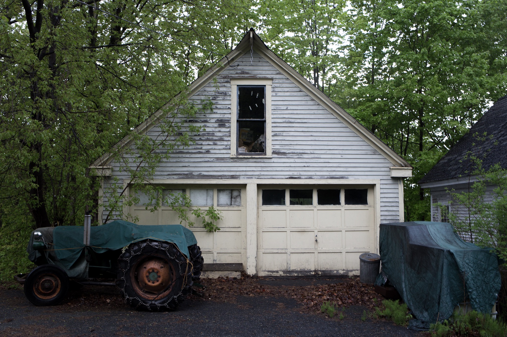 Garage and Tractor